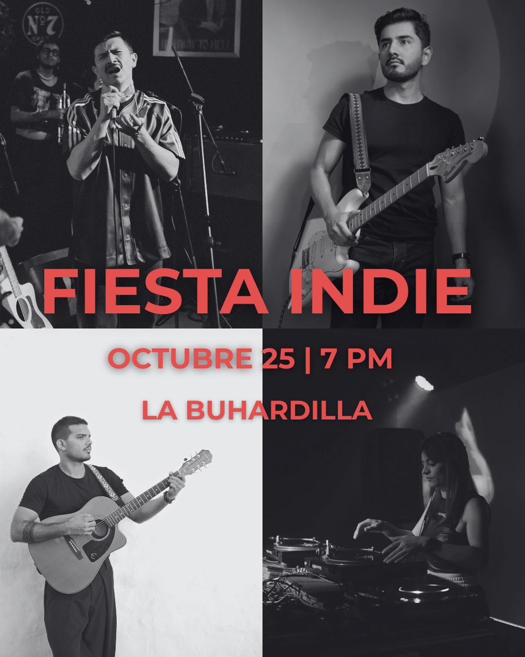 Fiesta Indie flyer